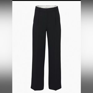 NWOT Aritzia Wilfred Effortless Pants black size 4
